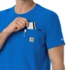 Camisa médica Force Cross-Flex de cuello redondo