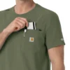 Camisa médica Force Cross-Flex de cuello redondo