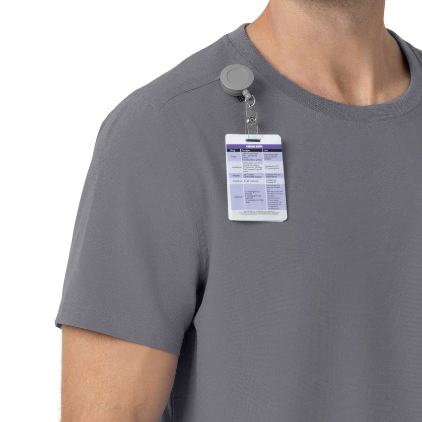 Camisa médica Force Cross-Flex de cuello redondo