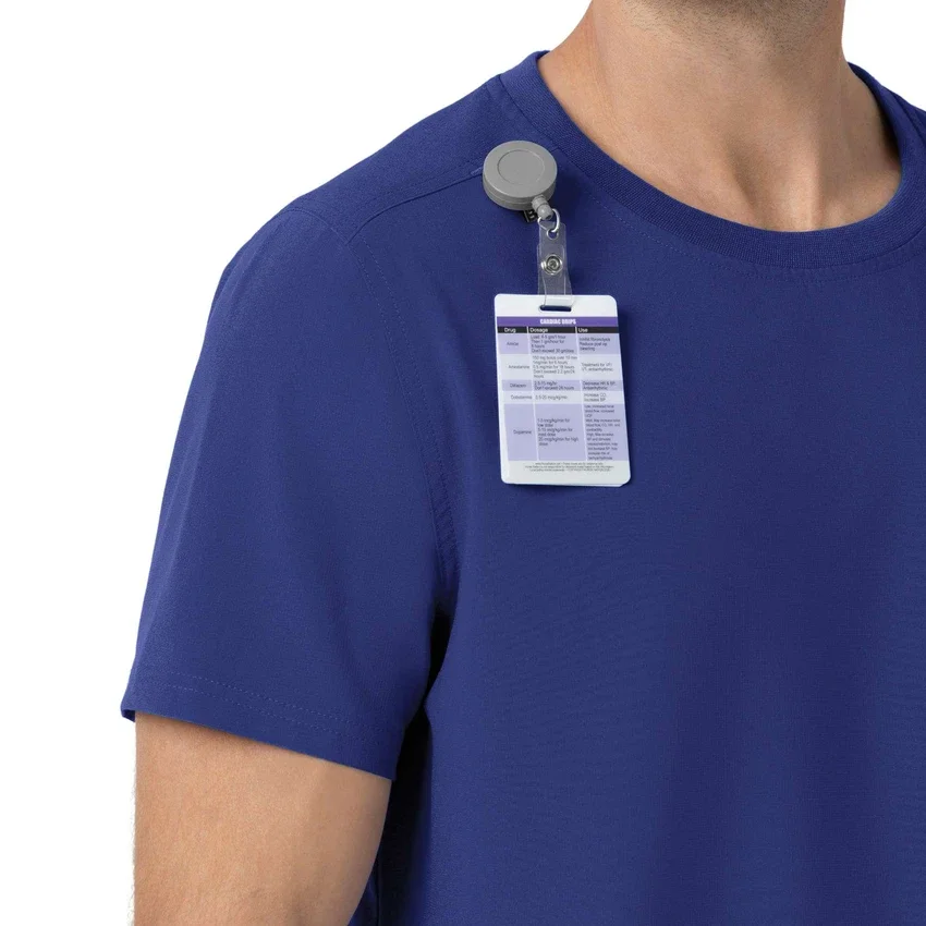 Camisa médica Force Cross-Flex de cuello redondo
