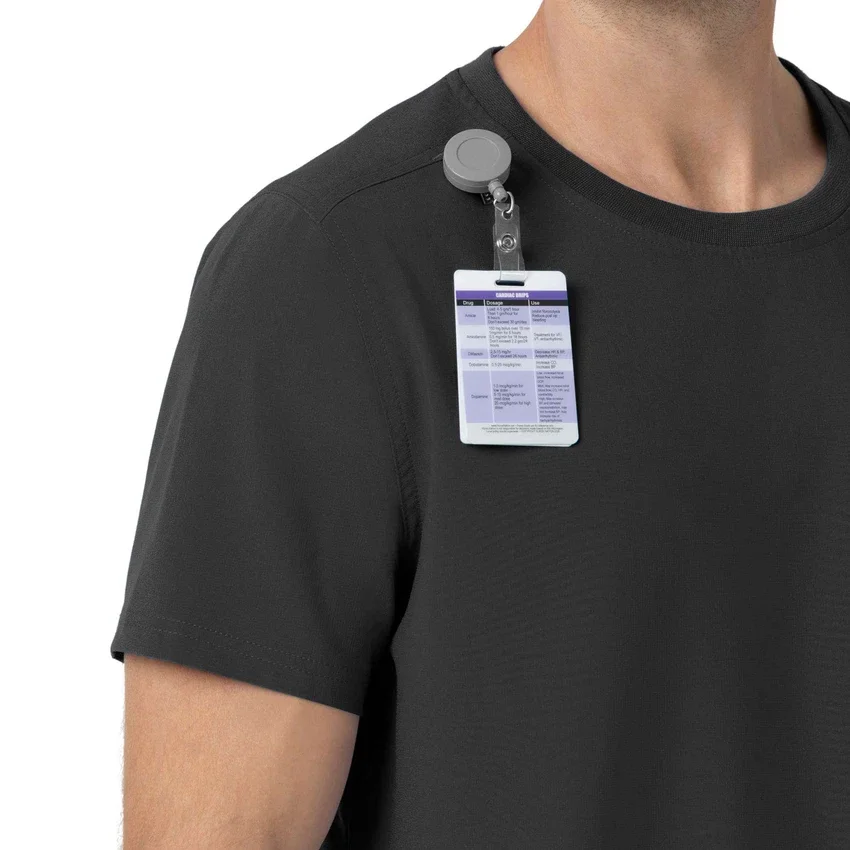 Camisa médica Force Cross-Flex de cuello redondo