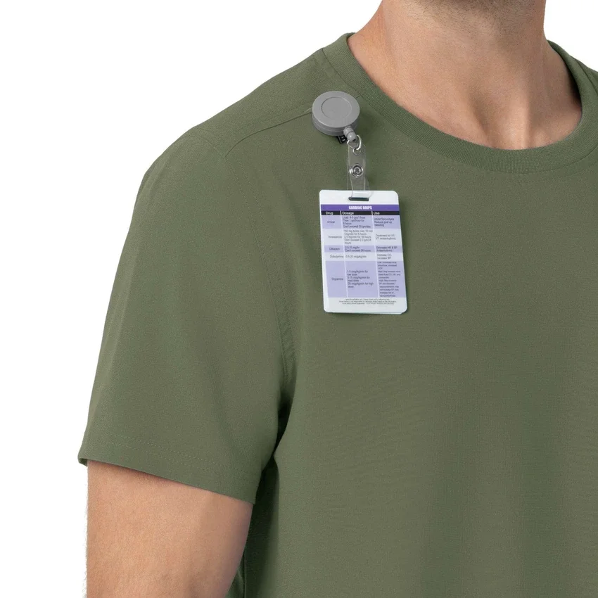 Camisa médica Force Cross-Flex de cuello redondo