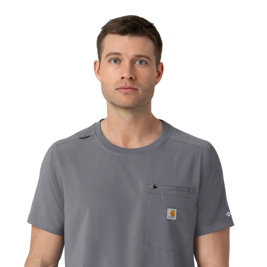 Camisa médica Force Cross-Flex de cuello redondo