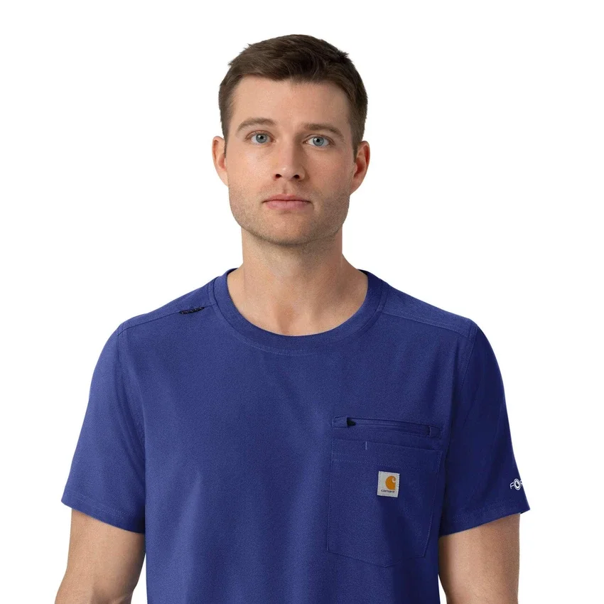 Camisa médica Force Cross-Flex de cuello redondo