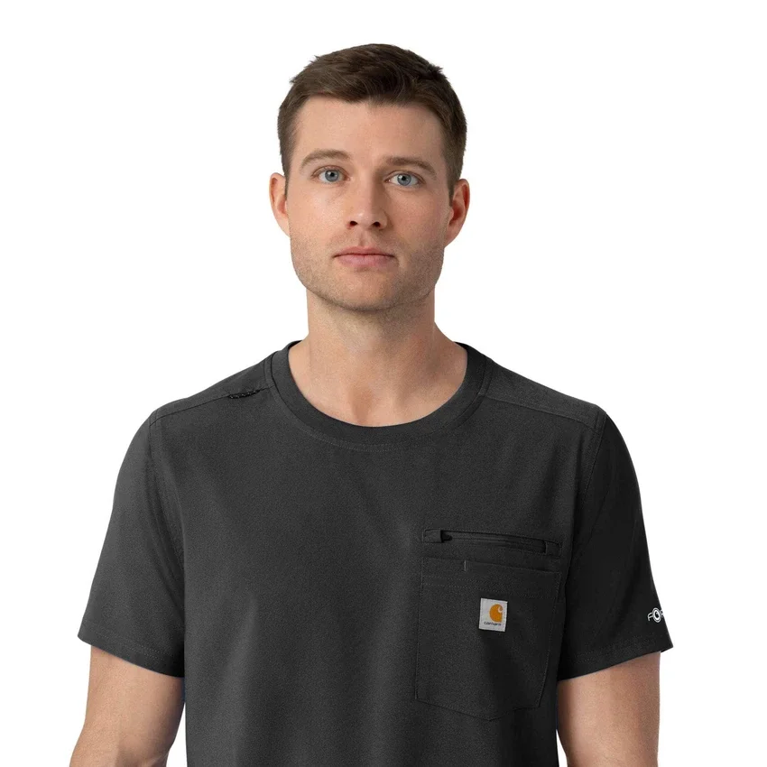 Camisa médica Force Cross-Flex de cuello redondo