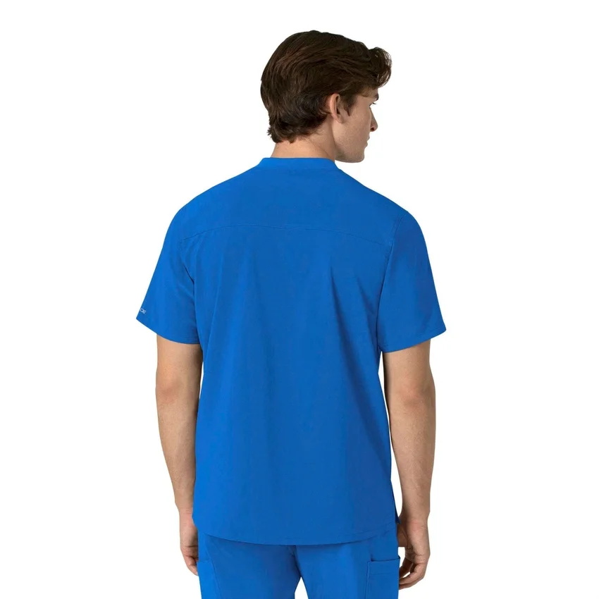Camisa médica Henley para hombre Force Cross-Flex