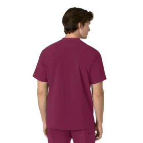 Camisa médica Henley para hombre Force Cross-Flex
