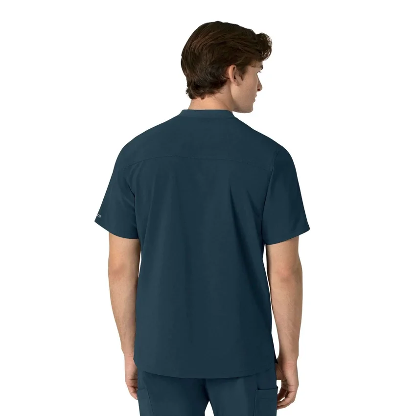 Camisa médica Henley para hombre Force Cross-Flex