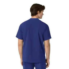 Camisa médica Henley para hombre Force Cross-Flex