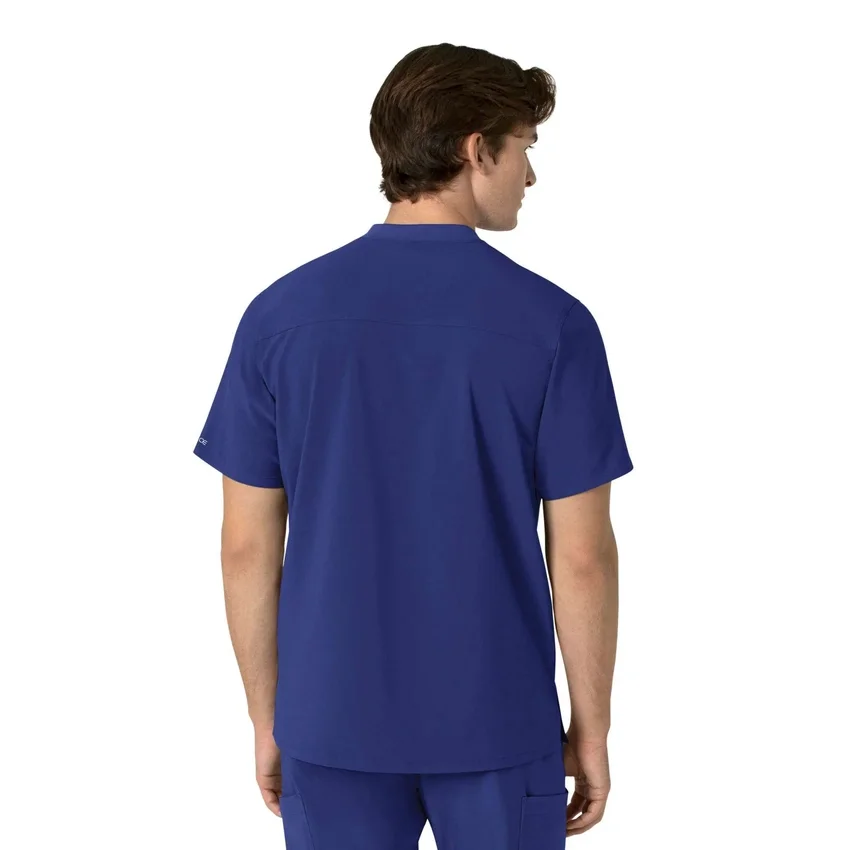 Camisa médica Henley para hombre Force Cross-Flex