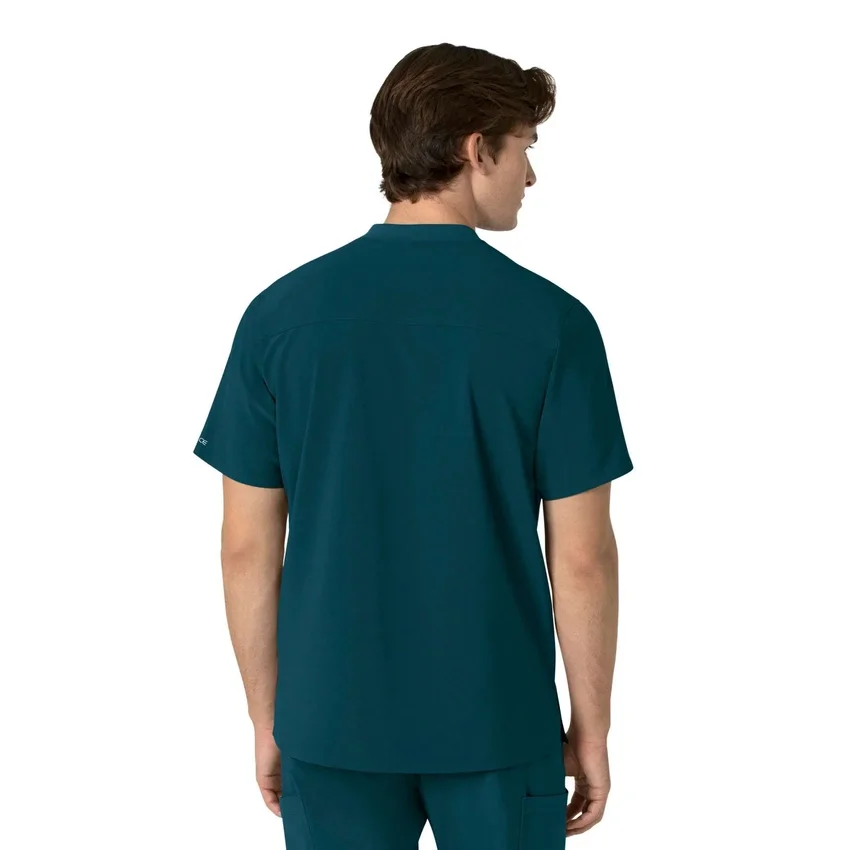 Camisa médica Henley para hombre Force Cross-Flex