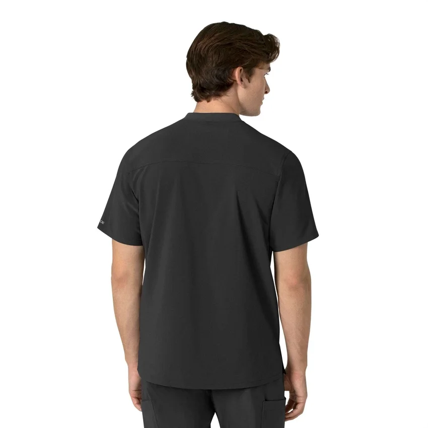 Camisa médica Henley para hombre Force Cross-Flex