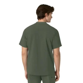 Camisa médica Henley para hombre Force Cross-Flex