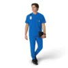 Camisa médica Henley para hombre Force Cross-Flex