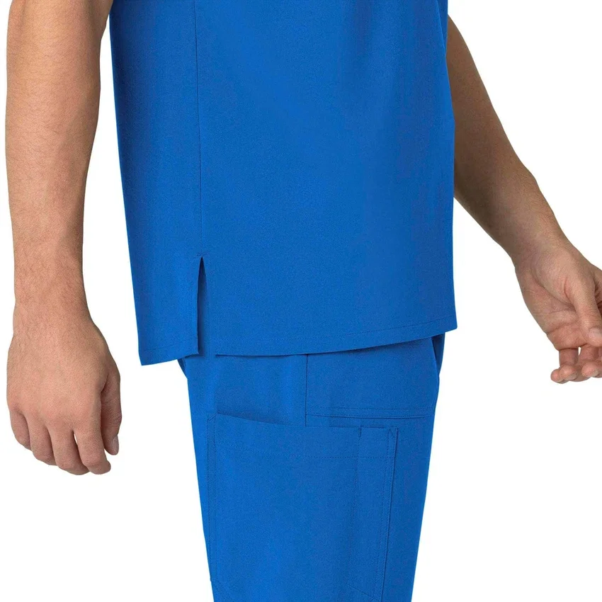 Camisa médica Henley para hombre Force Cross-Flex