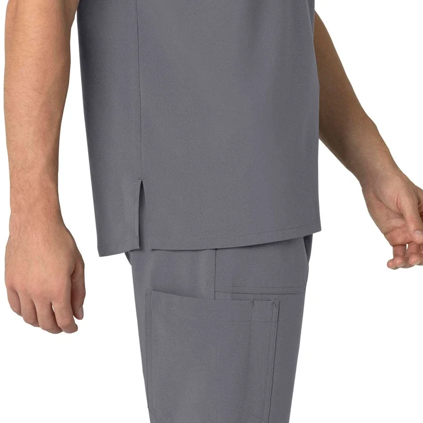 Camisa médica Henley para hombre Force Cross-Flex
