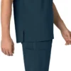 Camisa médica Henley para hombre Force Cross-Flex