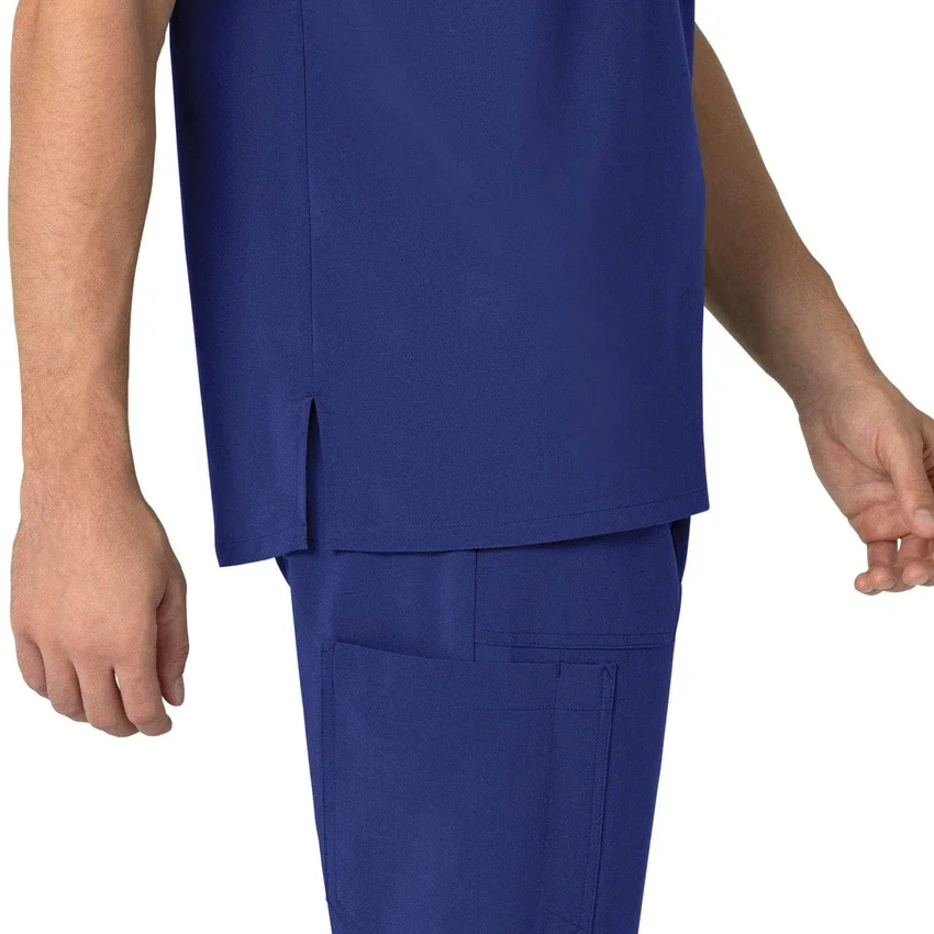 Camisa médica Henley para hombre Force Cross-Flex