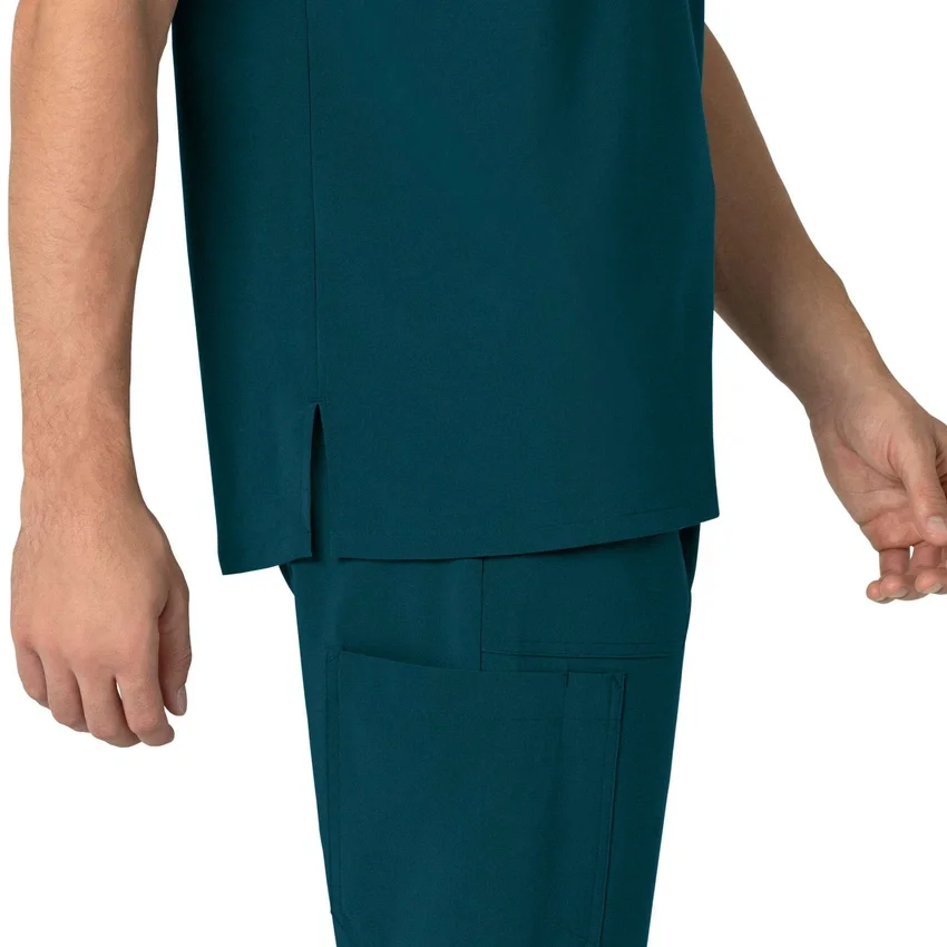 Camisa médica Henley para hombre Force Cross-Flex