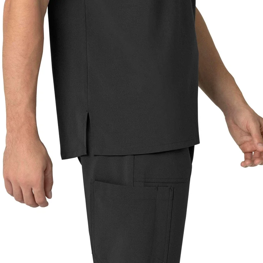 Camisa médica Henley para hombre Force Cross-Flex
