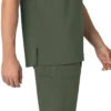 Camisa médica Henley para hombre Force Cross-Flex