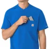 Camisa médica Henley para hombre Force Cross-Flex