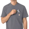 Camisa médica Henley para hombre Force Cross-Flex