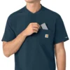Camisa médica Henley para hombre Force Cross-Flex
