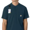 Camisa médica Henley para hombre Force Cross-Flex