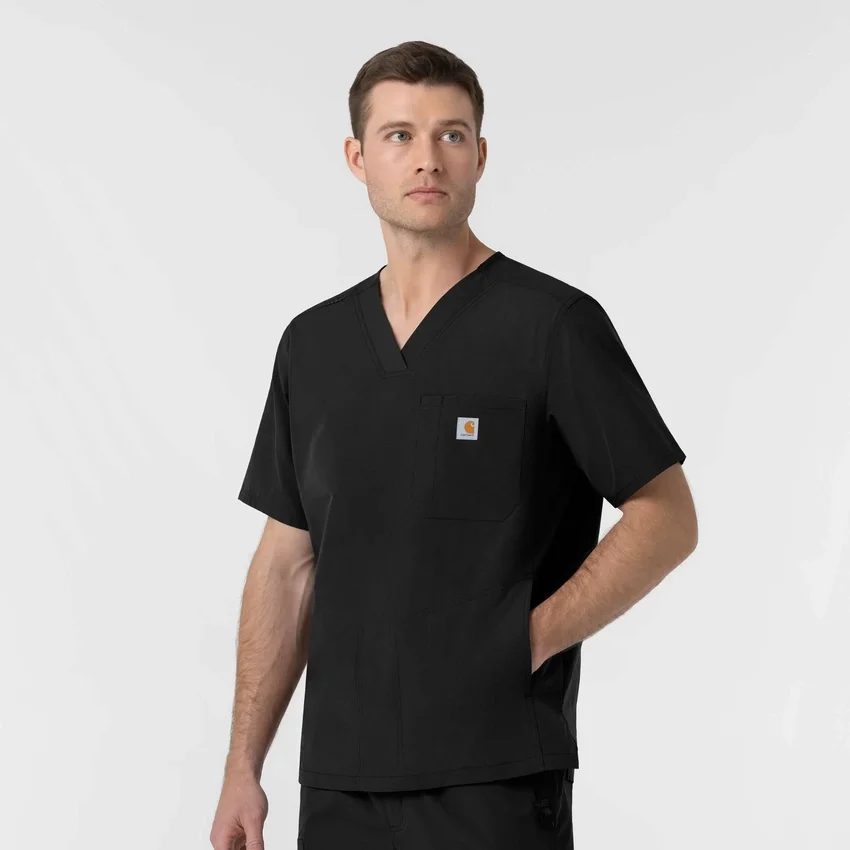 Camisa quirúrgica de cuello en V «Rugged Flex Fld Ripstop»