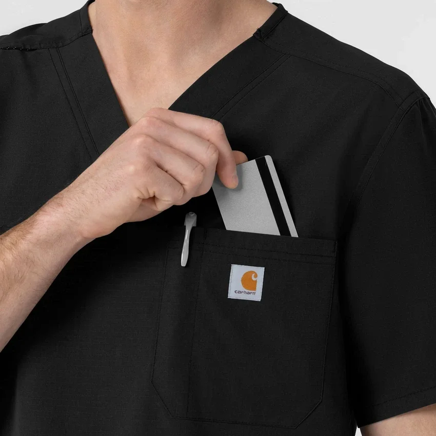 Camisa quirúrgica de cuello en V «Rugged Flex Fld Ripstop»