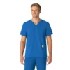 Camisa quirúrgica unisex Force Essentials con cuello en V y 6 bolsillos