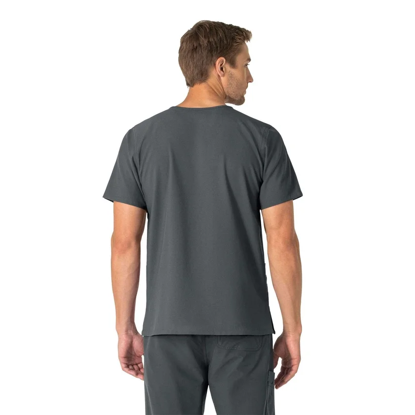 Camisa quirúrgica unisex Force Essentials con cuello en V y 6 bolsillos