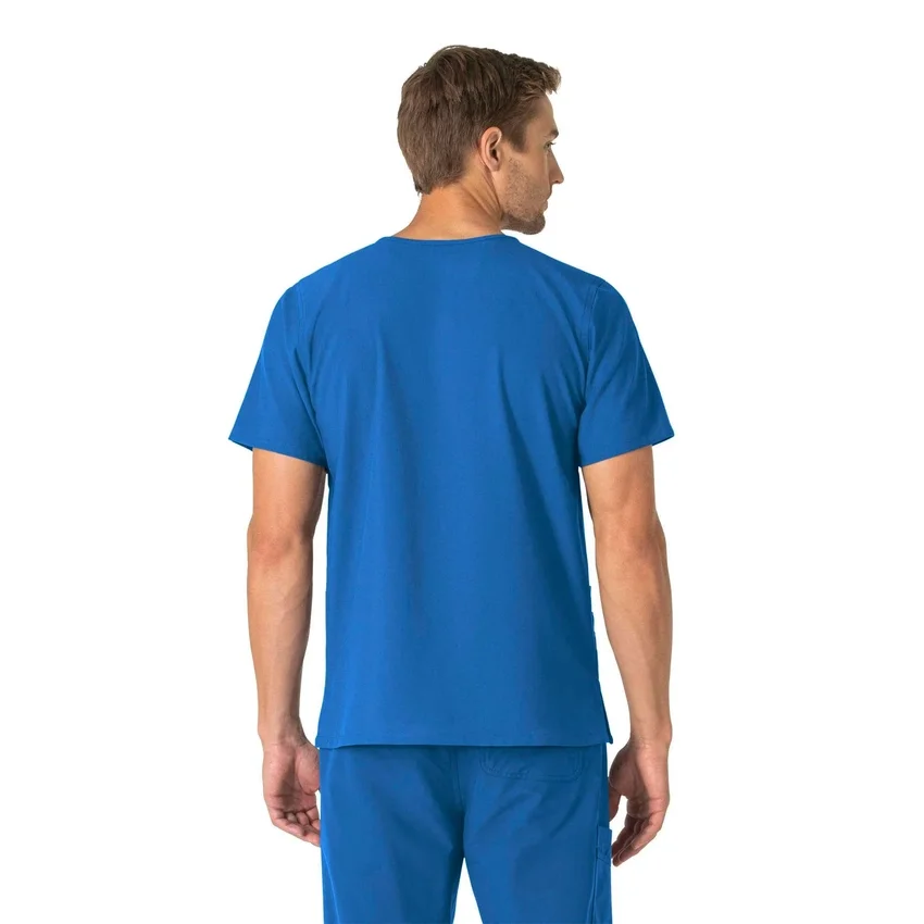 Camisa quirúrgica unisex Force Essentials con cuello en V y 6 bolsillos