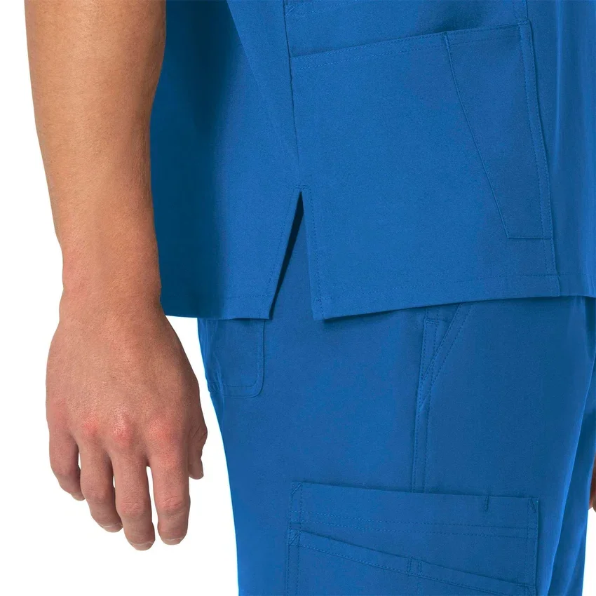 Camisa quirúrgica unisex Force Essentials con cuello en V y 6 bolsillos