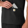 Camisa quirúrgica unisex Force Essentials con cuello en V y 6 bolsillos