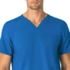 Camisa quirúrgica unisex Force Essentials con cuello en V y 6 bolsillos