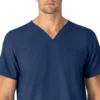 Camisa quirúrgica unisex Force Essentials con cuello en V y 6 bolsillos