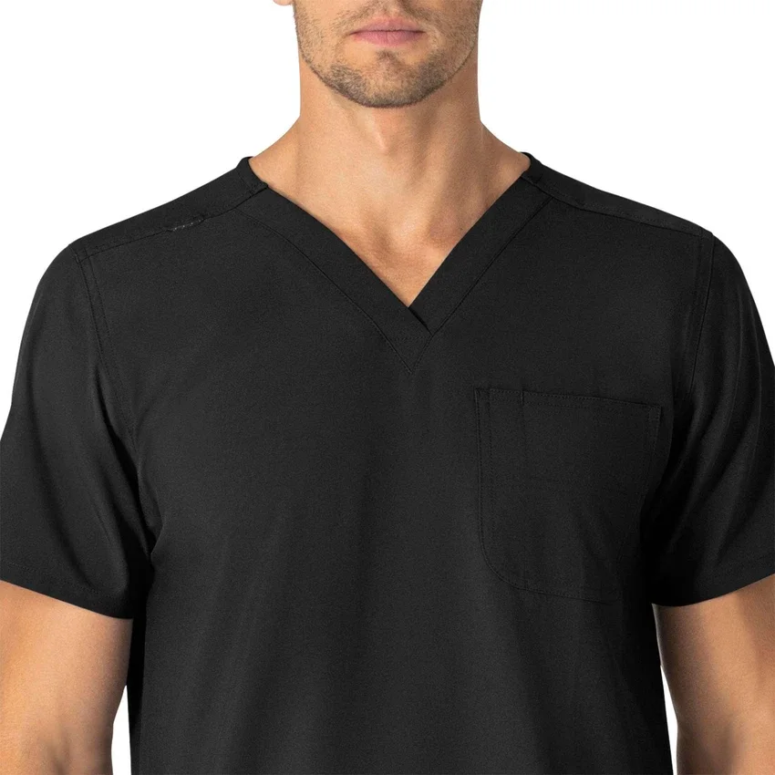 Camisa quirúrgica unisex Force Essentials con cuello en V y 6 bolsillos