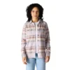 Camisas a cuadros de corte holgado de la serie de fibra Tencel™ para mujer