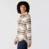 Camisas a cuadros de corte holgado de la serie de fibra Tencel™ para mujer