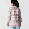 Camisas a cuadros de corte holgado de la serie de fibra Tencel™ para mujer