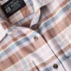 Camisas a cuadros de corte holgado de la serie de fibra Tencel™ para mujer