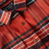 Camisas a cuadros de corte holgado de la serie de fibra Tencel™ para mujer