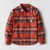 Camisas a cuadros de corte holgado de la serie de fibra Tencel™ para mujer