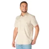 Camisas de cuadros de manguitos cortos de corte holgado Montana Bozeman para hombre