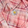 Camisas de cuadros de manguitos cortos de corte holgado Montana Bozeman para hombre
