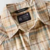 Camisas de cuadros de manguitos cortos de corte holgado Montana Bozeman para hombre