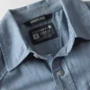 Camisas de cuadros de manguitos cortos de corte holgado Montana Bozeman para hombre