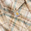 Camisas de cuadros de manguitos cortos de corte holgado Montana Bozeman para hombre